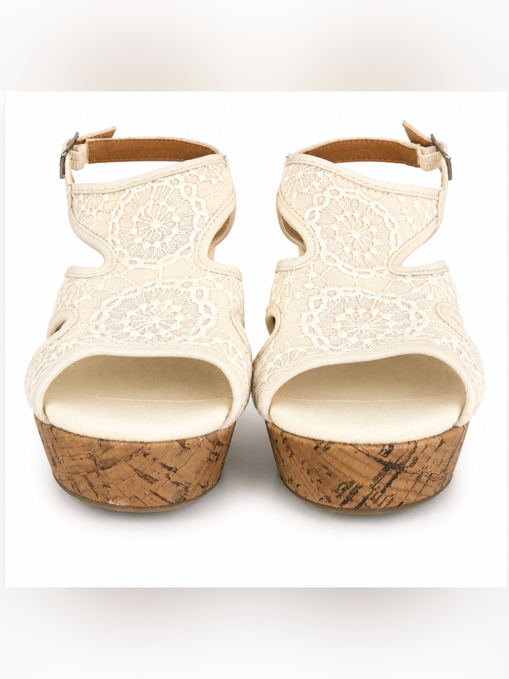 Jellypop Lisbon Wedge Sandals Size 10M Beautiful EUC